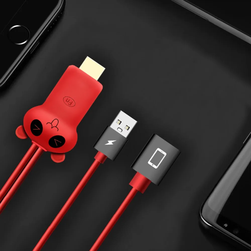 SOONHUA Мини OTG к HDMI кабель HD видео адаптер 1080 P Micro usb type C Plug And Play Аудио Видео кабель для Android iOS телефонов