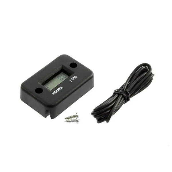 Waterproof Inductive Digital Hour Meter for Bike Motorcycle ATV Snowmobile Marine Boat Ski Dirt Gas Engine 12V Hot Drop Shipping