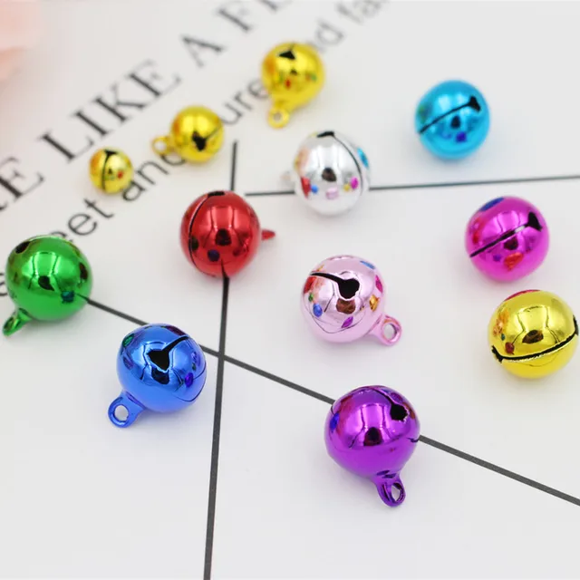 50pcs Gold Silver Christmas Jingle Bells Ornament Christmas Tree Decorations for Home New Year 2020 Home Decorations Accessories 4