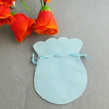 G* Y-905 300 шт мятно-зеленые красивые цветные рождественские мешки 7x9 см