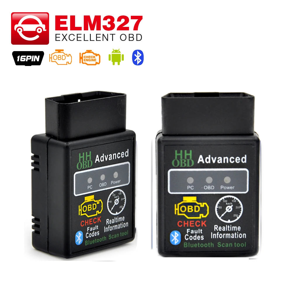 

New arrival HH OBD MINI ELM327 Torque Android Bluetooth OBD2 OBDII CAN BUS Check Engine HH ELM 327 Auto Scanner ECU Code Reader