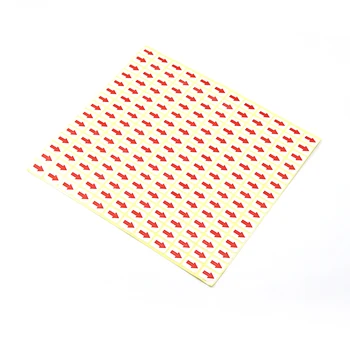 

75 Sheets/lot Rectangle Red Arrow Kraft Paper Self Adhesive Stickers Factory QC Unqualified Fault Mistake Marked Label Tag