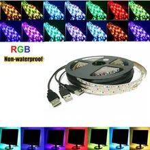 5 v rgb led 스트립 usb 5 v led 스트립 빛 tv 백라이트 2835 1-5 m 조명 데스크탑 5 v led 스트립 조명 램프 테이프 다이오드 리본(China)