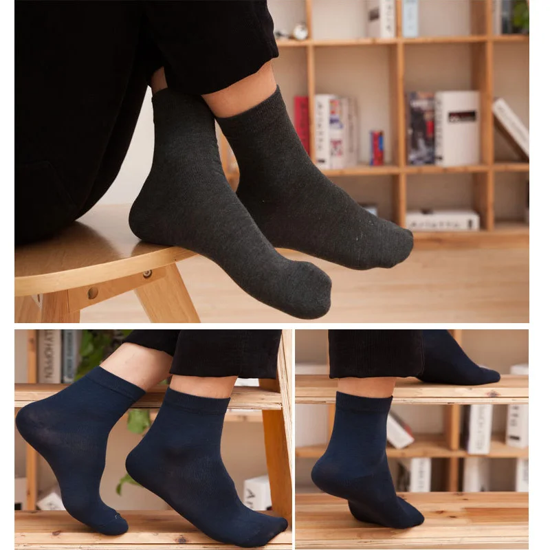 Носки мужские хлопковые дышащие повседневные 5 пар/лот|brand socks men|business menfashion men |