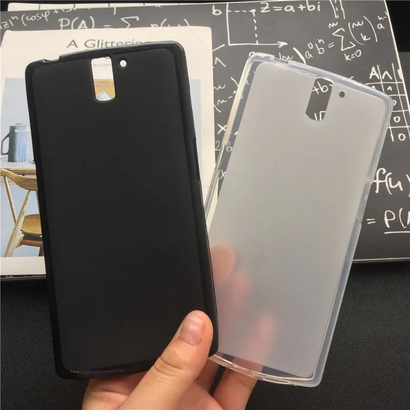 

Soft Silicone Protective Back Cover Cases for Oneplus 1 / One Plus One A0001 TPU Mobile Phone Case Black Para Original Coque