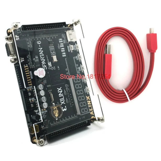 

Xilinx spartan FPGA development board Xilinx spartan6 XC6SLX9 with 256Mb SDRAM EEPROM FLASH SD card Camera VGA