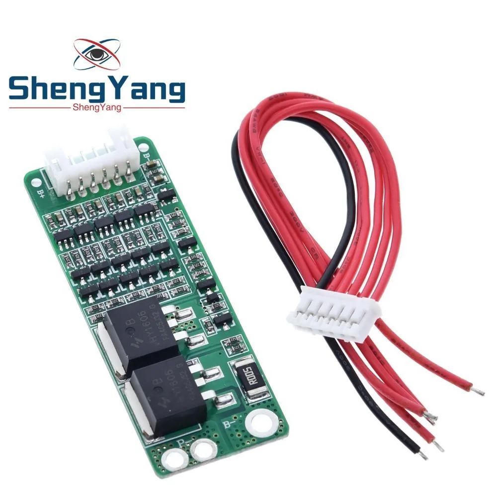 ShengYang 5S 15A Li Ion литиевый аккумулятор BMS 18650 Защитная плата зарядного устройства 18 в