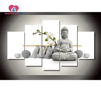 

diamond painting Buddha Diamond embroidery patterns painting triptych Diamond mosaic full display Mosaic drawing fantasy gifts