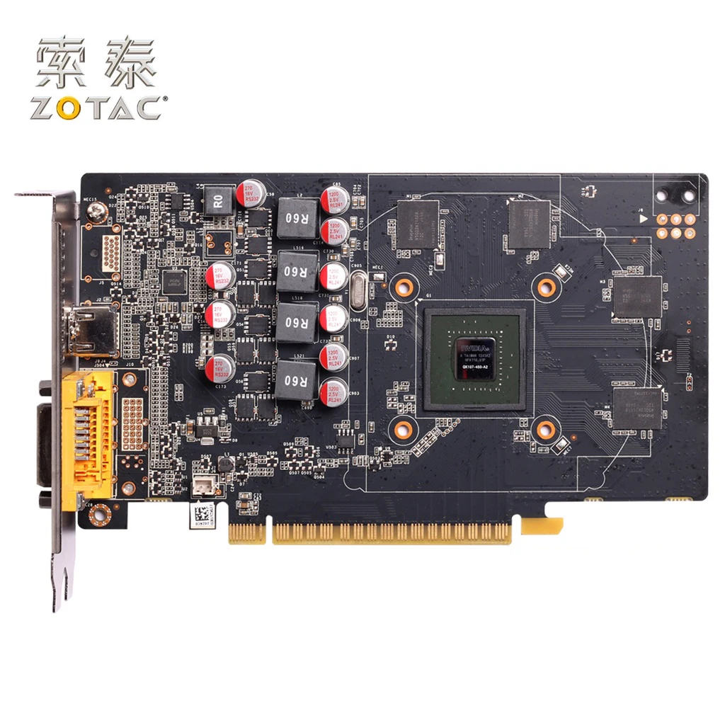 Оригинальные графические карты ZOTAC GeForce GTX 650 1GD5 PC для NVIDIA GTX600 GTX650 1G видеокарта 128