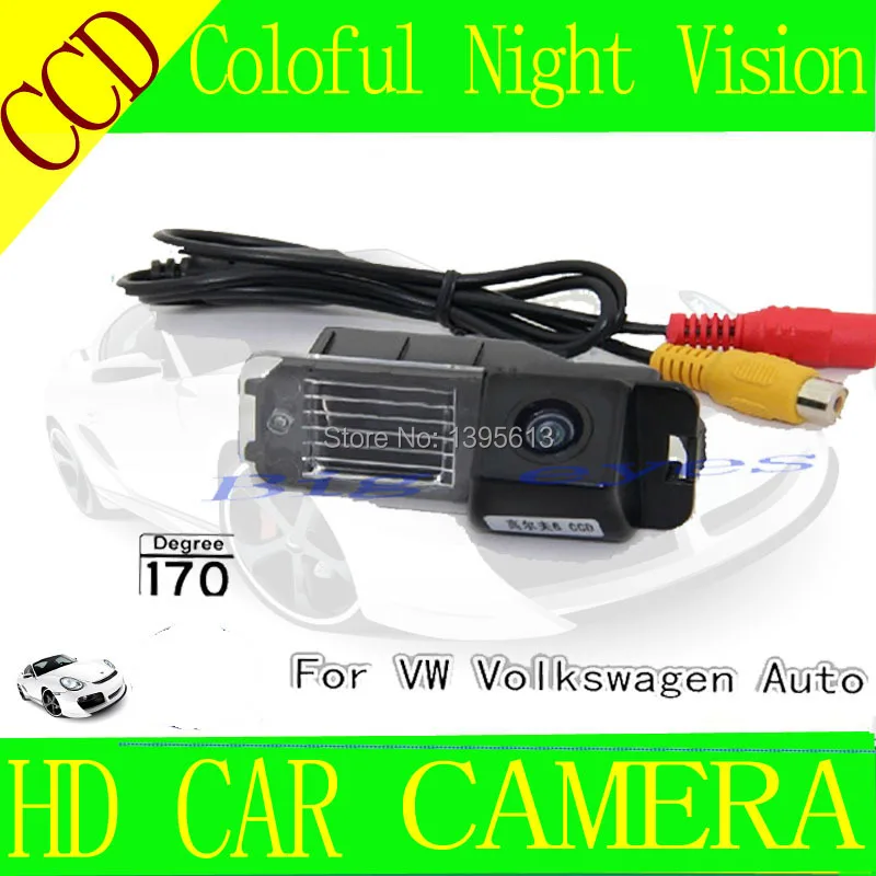 CCD Chip Car Rear View Reverse Parking Backup CAMERA for VW Volkswagen