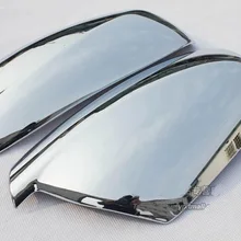 Для 2004-2012 peugeot 307 CC SW 407 дверь боковое крыло зеркало хромированная крышка заднего вида крышка аксессуары 2 шт. в комплекте автомобиля стиль