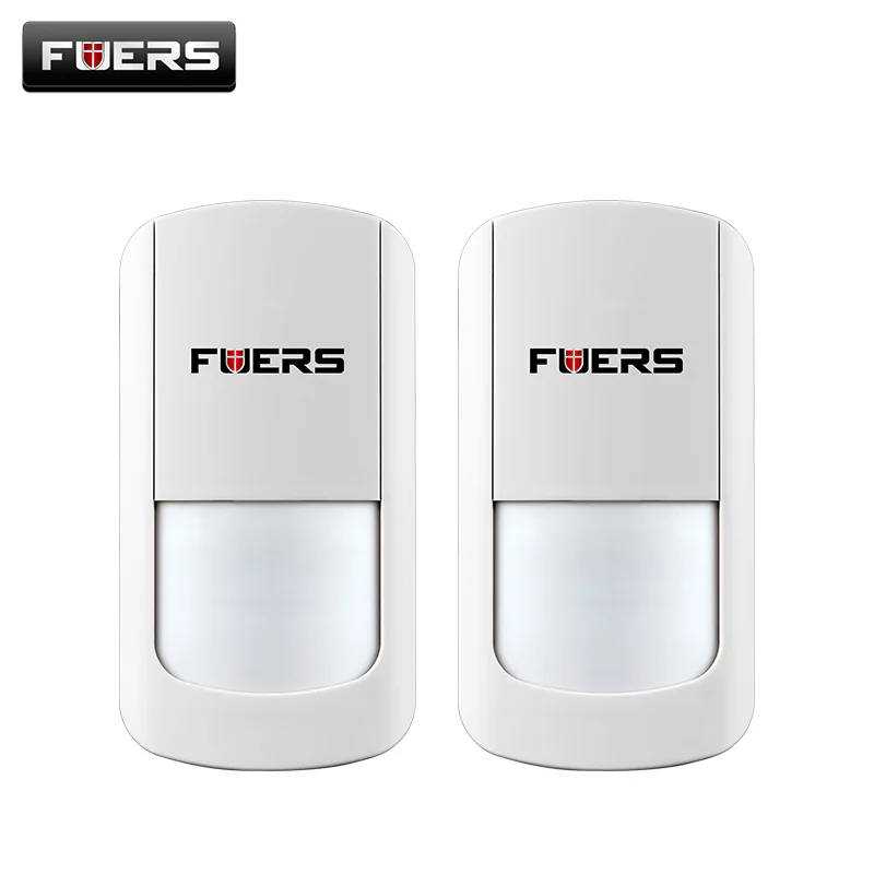 

2pcs/lot 433Mhz Wireless PIR Sensor Motion Detector For Wireless Wifi Home Security Alarm Systems G90B battery include