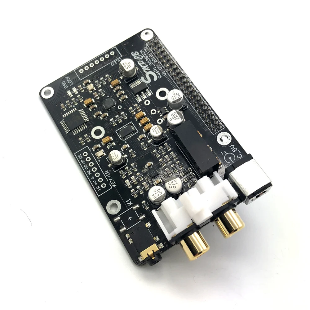 OLED ES9038q2m цифровой вещательный сетевой плеер для Raspberry Pi DAC подключен к ies 32 бит 384K DSD128 G4-001