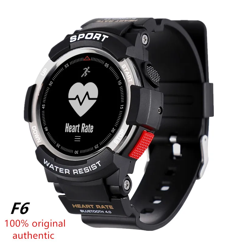 

No.1 F6 smart watch IP68 waterproof dynamic heart rate monitoring Bluetooth 4.0 smart watch for Android Apple smartphone