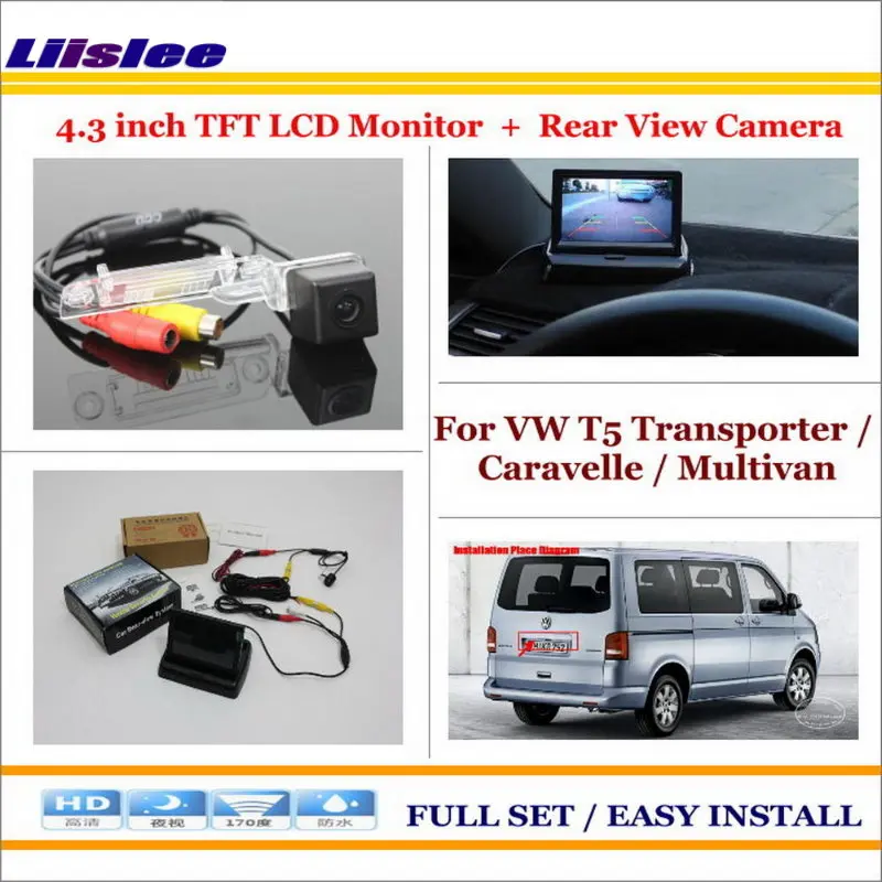 

Car Reverse Rear Camera + 4.3" TFT LCD Monitor = 2 in 1 Parking System - For Volkswagen VW T5 Transporter / Caravelle / Multivan