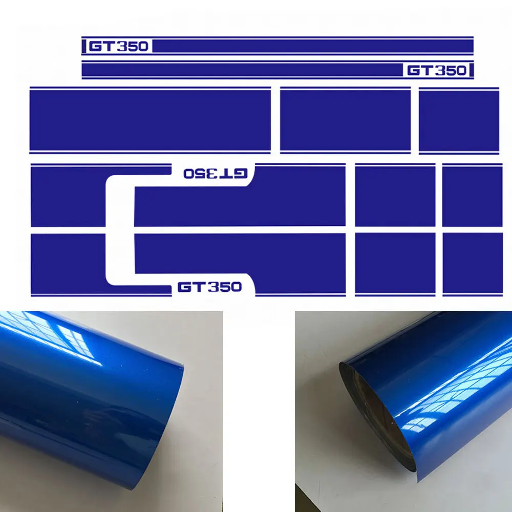 1 комплект, автомобильный капот на крышу двигателя, задние боковые полосы, автомобильный стикер, комплект для кузова, наклейка, украшение для Ford Mustang GT350
