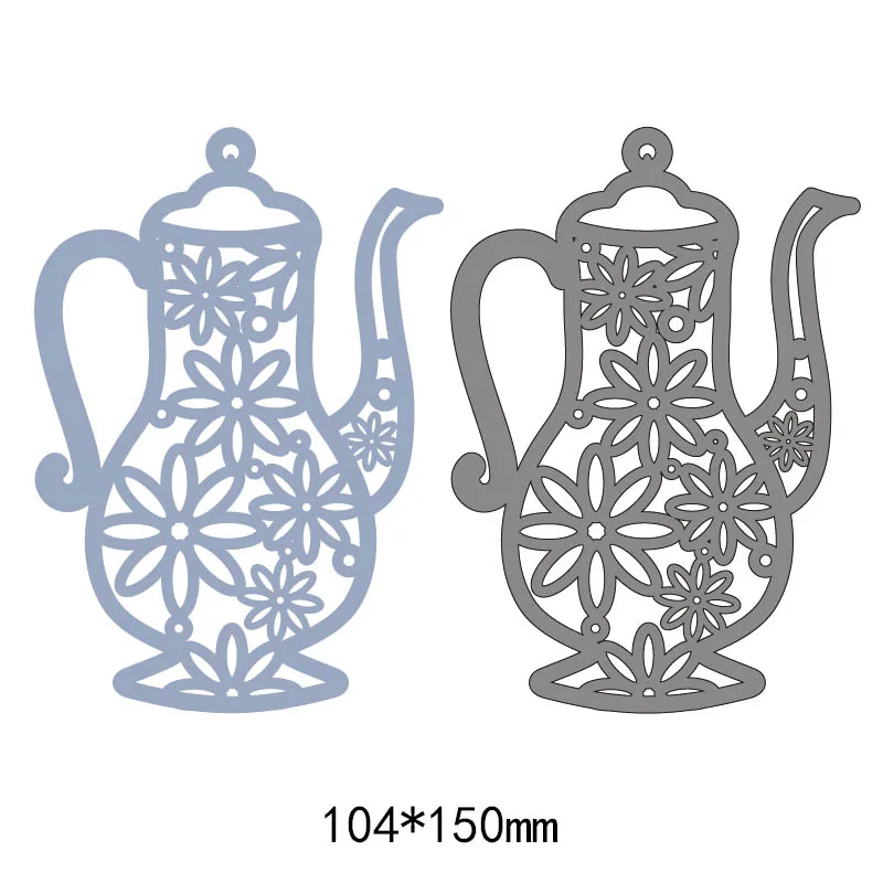 

Drinkware teapot frames Metal steel Die Cuts frames Cutting Dies For DIY Scrapbooking Photo Album Embossing paper Cards Crafts