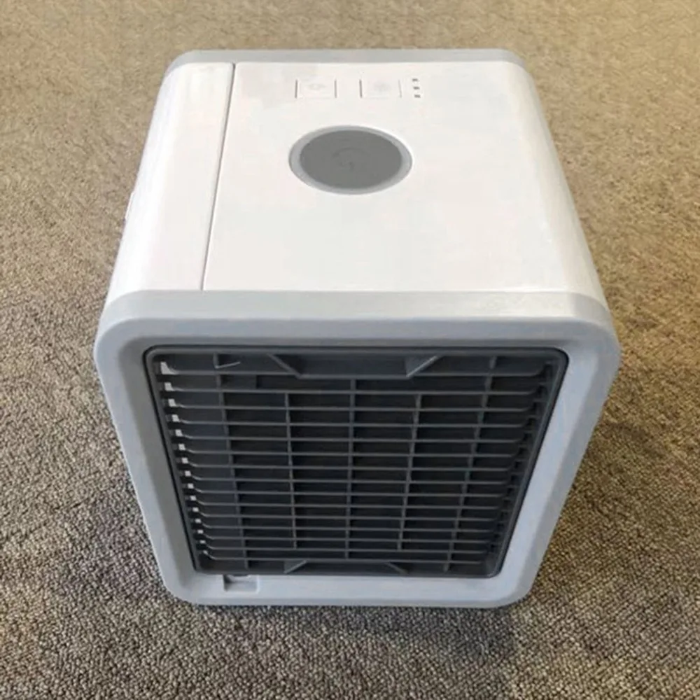 

Summer Air Cooler New Mini Air Conditioner Multifunction Cooling Fan with 7 Colors LED Lights Air Humidifier Purifier Home