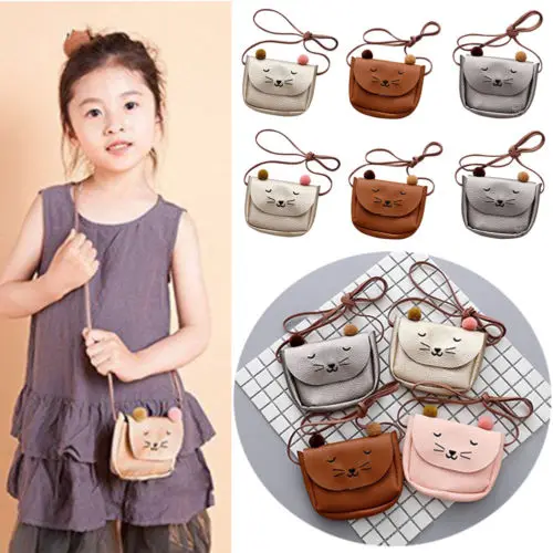

Cute Cat Plush Backpack Toddler Casual Shoulder Bag Children Kids Girls Messenger Princess Handbag