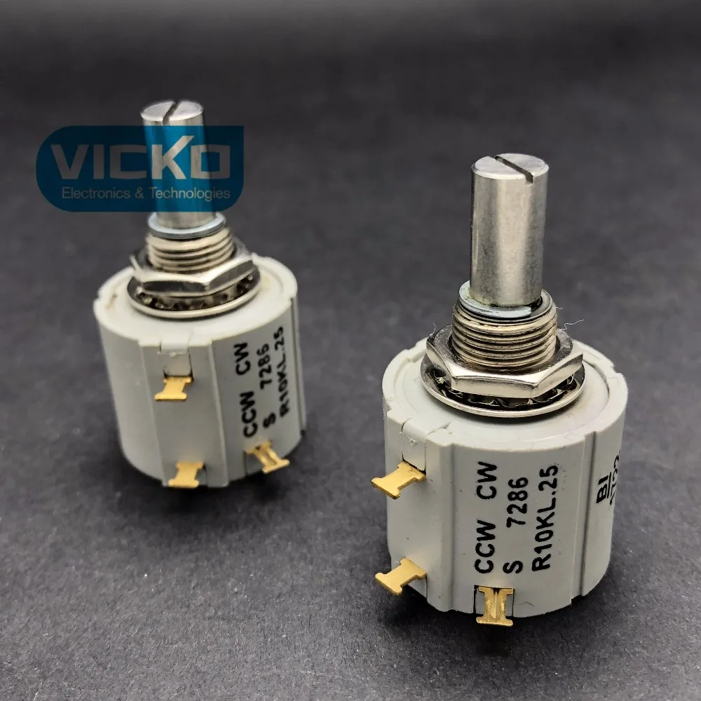 [VK] BI CCW CW S BI 7286 R1K R2K R5K R10K R10K R20K L.25 high precision printer multi-ring import potentiometer switch