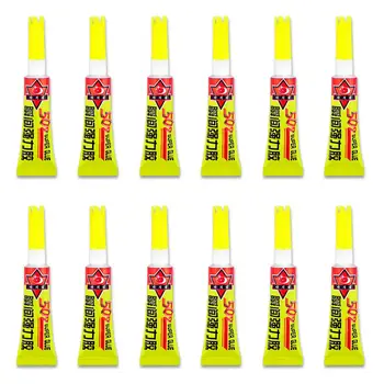 

12Pcs 3g 502 Super Glue Cyanoacrylate Adhesive Strong Bond Fast Repair Tool Instant Quick-drying Glue For sole Rubber Metal