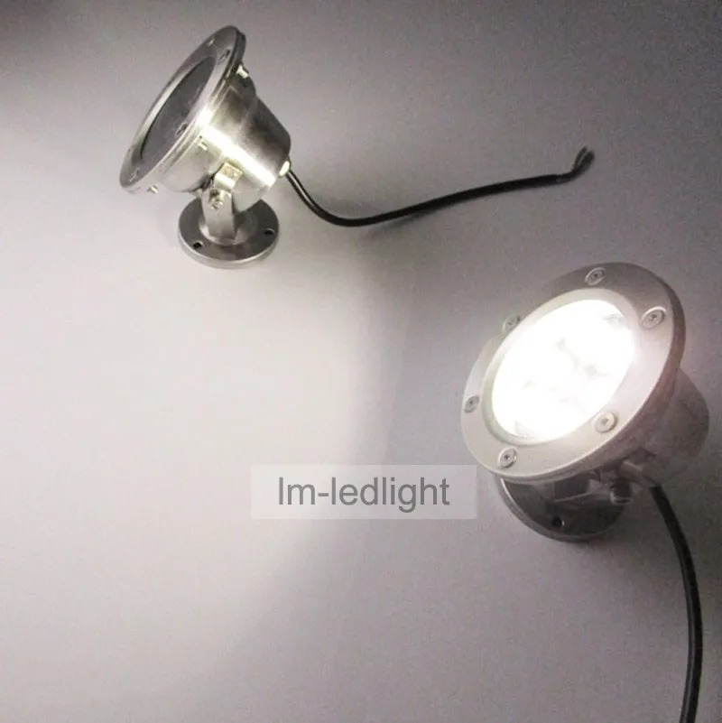 24 V led, подходит для использования в 5 W 6 W IP68 водонепроницаемый бассейн светодиодный светильник Bridgelux 45mil Теплый/чистый белый RGB пруд фонтан 4 шт