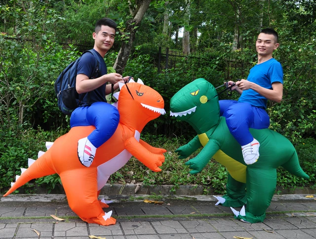 dragon t rex dino rider suit purim halloween costumes for adult kids christmas party fancy