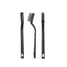 Практические 3 шт./компл. подходит серебро проволока стальная щетка для очистки краски/Ржавчина/грязи