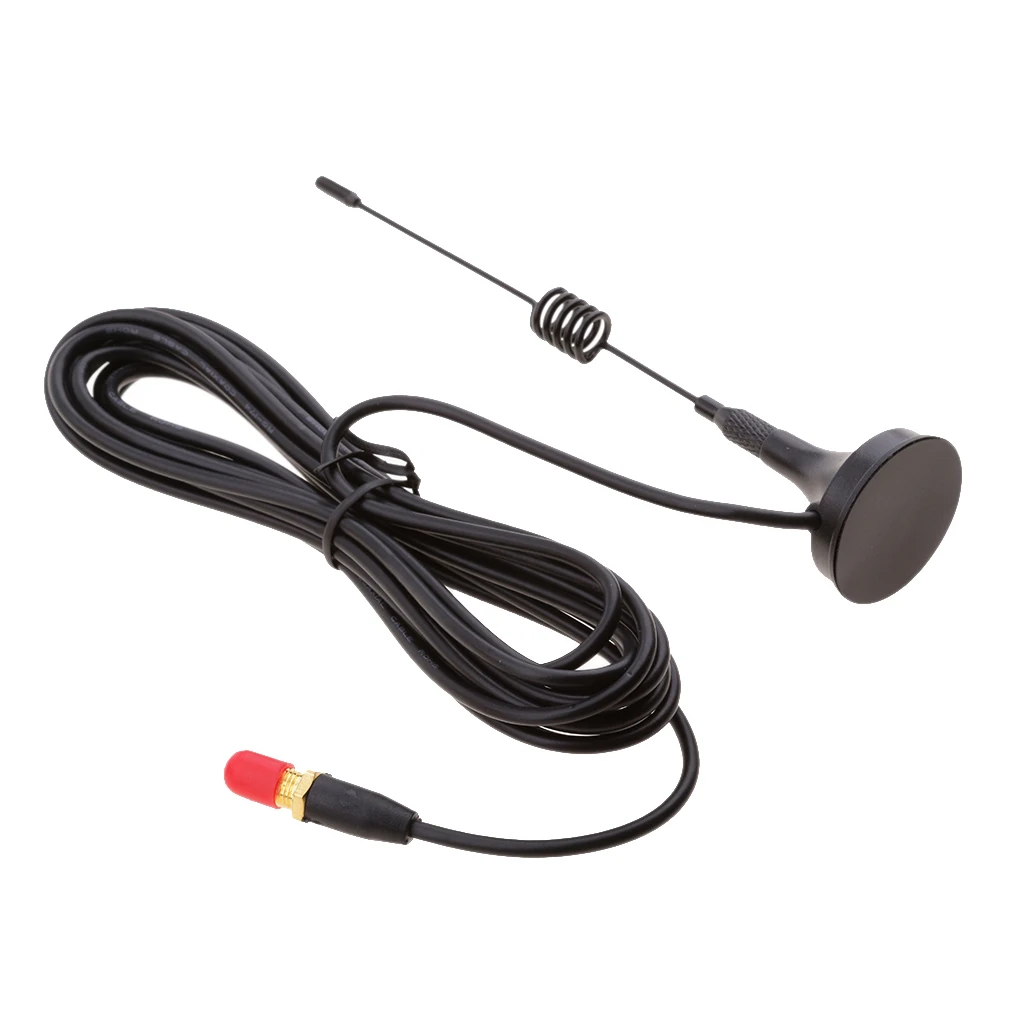Dual Band SMA-F UHF+VHF Magnetic Vehicle-mounted Antenna for BAOFENG UV5R 888s H777 WOXUN by Two way radio Wireless Network