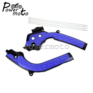 Мотокросс Оранжевый рамка Защита frameguards защиты Dirt Bike Enduro MX для KTM SX125 SX150 SXF EXC-F EXC 250 350 450 - Цвет: blue black