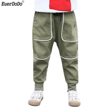 

Boys Harem Pants Elastic Waistband Spring Autumn Children Boy Trousers Kids Casual Pants For Boys Age 2 3 4 6 8 Years