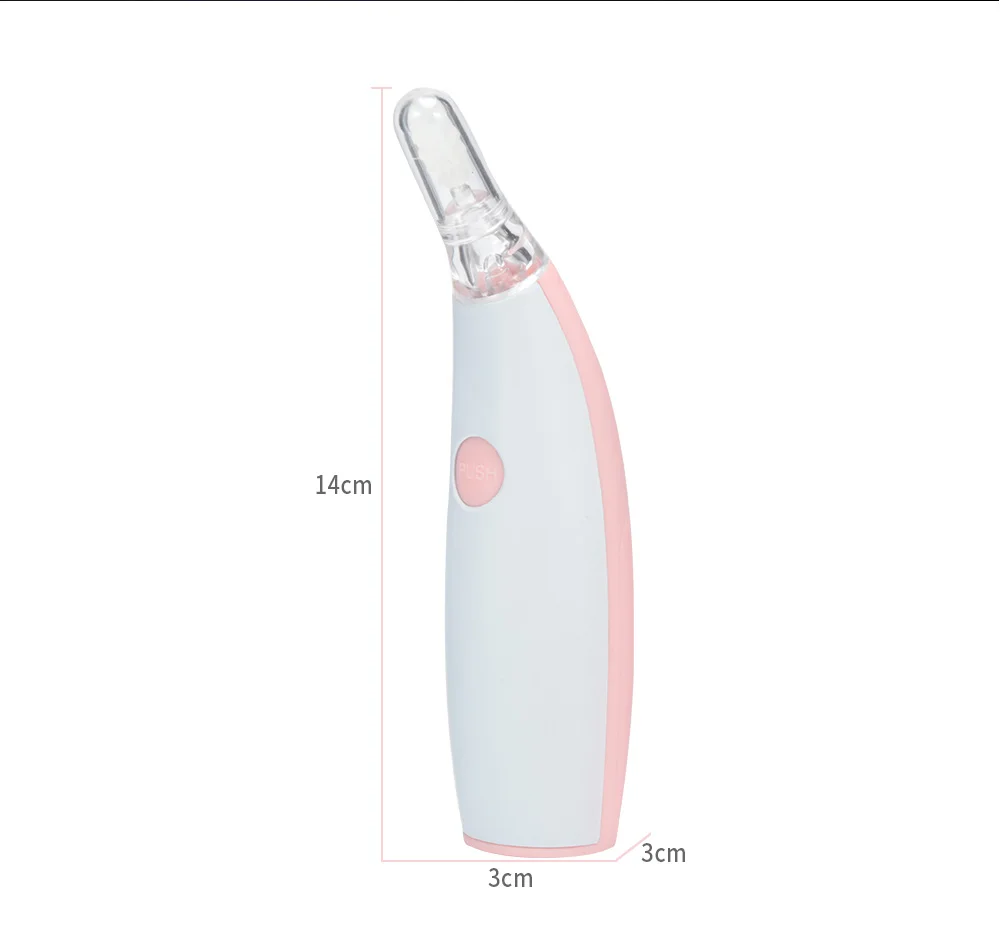 Forma de Pinguim Colher de Ouvido Seringa de Orelha Cuidados com o Bebê Elétrica Brilhante Grau Médico Silicone Espiral Earpick Cabeça Orelha Seringa 15 Cheap Seringa de orelha