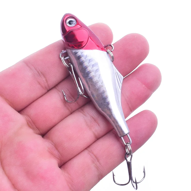 

Proleurre 1pcs Wobbler Sinking Vibration Fishing Lure 7cm 23.5g Winter Ice Jigging Pike Bait Artificial Bait Bass VIB Pesca