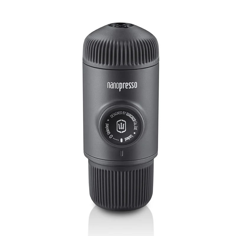 Цена Wacaco Nanopresso портативная Эспрессо машина, обновленная версия Minipresso, давление 18 бар, дополнительная небольшая дорожная кофеварка.