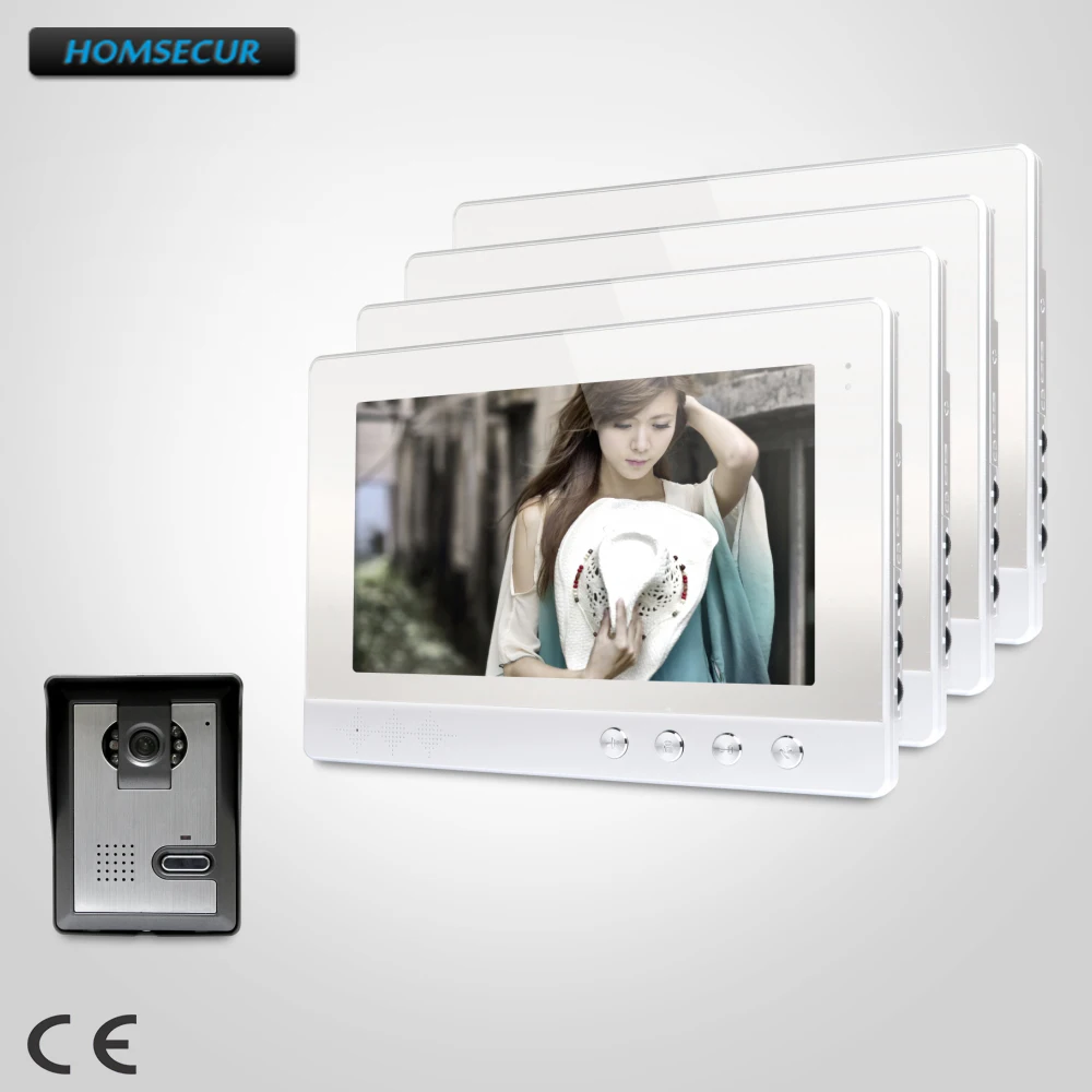 

HOMSECUR 10.1inch Wired Video Door Phone Intercom System with Ultra-large Screen Monitor XC005+XM101-S