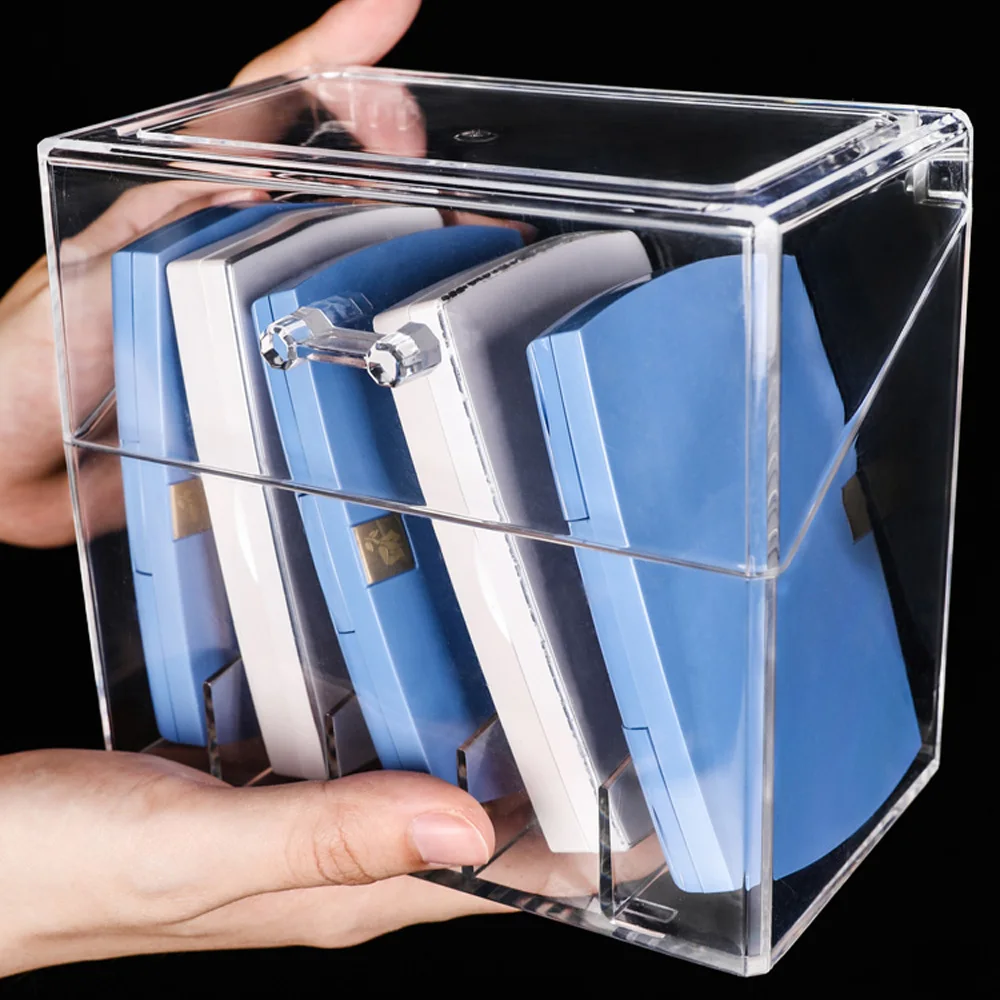 

Acrylic Makeup Organizer CC Cream Lip Gloss Powder Storage Box Cosmetic Makeup Lipstick Holder Display 5 Slots Clear Organizer