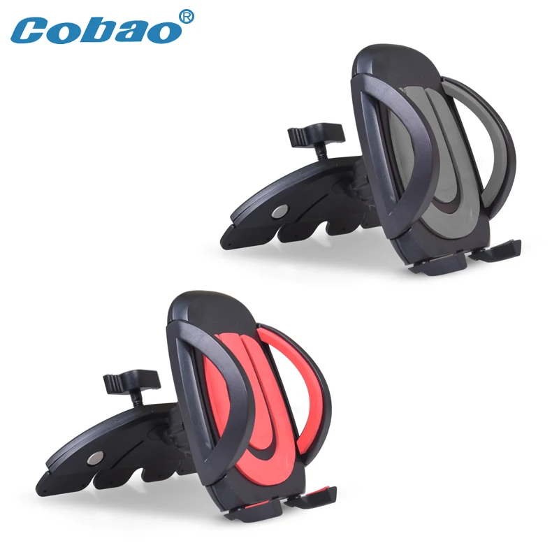 Cobao универсальный в cd слот автомобильный мобильный телефон держатель крепление
