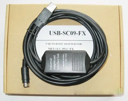 USB-SC09-FX PLC Кабель для программирования Mitsubishi MELSEC SC-09 SC09 FX, поддержка Win7