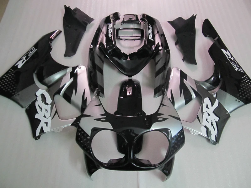 

Aftermarket bodywork fairing kit for Honda CBR900RR 92 93 94 95 silver black fairings set CBR900RR 893 1992 1993 1994 1995 OT10