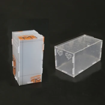 Crystal Acrylic pet cage,reptile,amphibian,insect, small animal habitat feeding box,10*10*20 cm 1