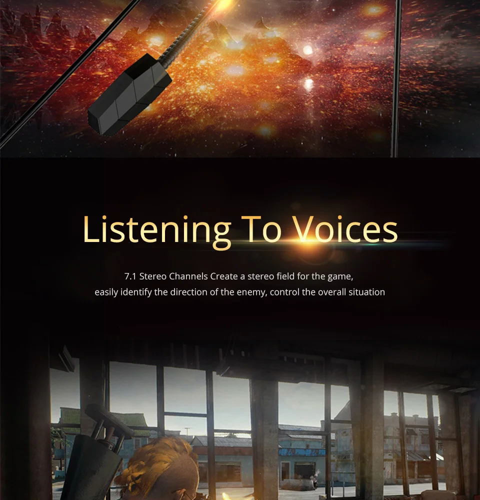 NEWGOOD Wired Earphone Bass Stereo Gaming Headset With Microphone PC Game Earphones With Detachable Mic For Computer PS4 (10)