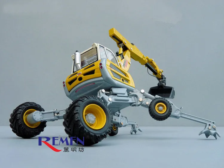 Изысканный сплав модель ROS 1:50 Menzi Muck A91 4X4 многоцелевой ходить литой экскаватор игрушка модель для коллекции украшения