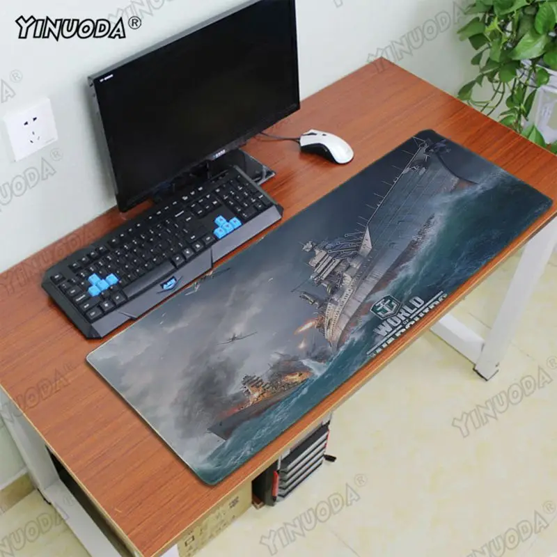 Yinuoda World of Warships игровой плеер стол для ноутбука коврик для мыши геймер игровые коврики Lockedge игровой коврик для мыши для геймера - Цвет: Lock Edge 30x80cm