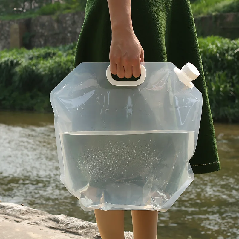 5L 10л складная бутылка для воды BPA бесплатная БЕЗОПАСНАЯ печать питьевые мешки