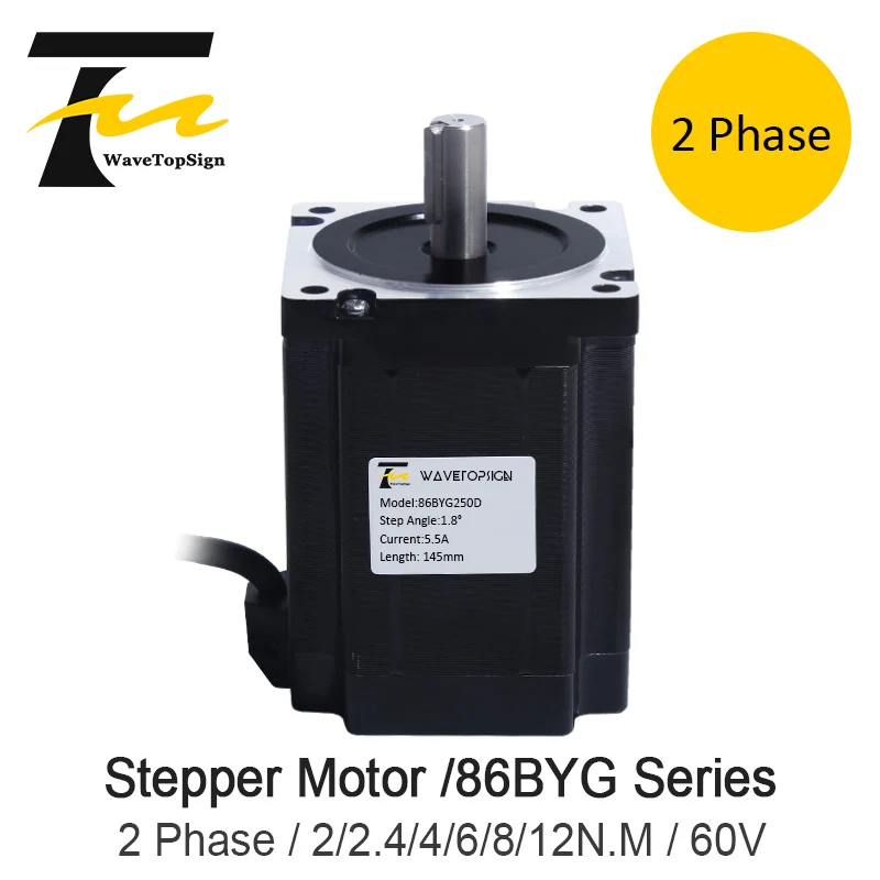 

NEMA34 86BYG Series Stepper Motor Step Angle 1.8 4A 6N.M Torque Stepper Motor