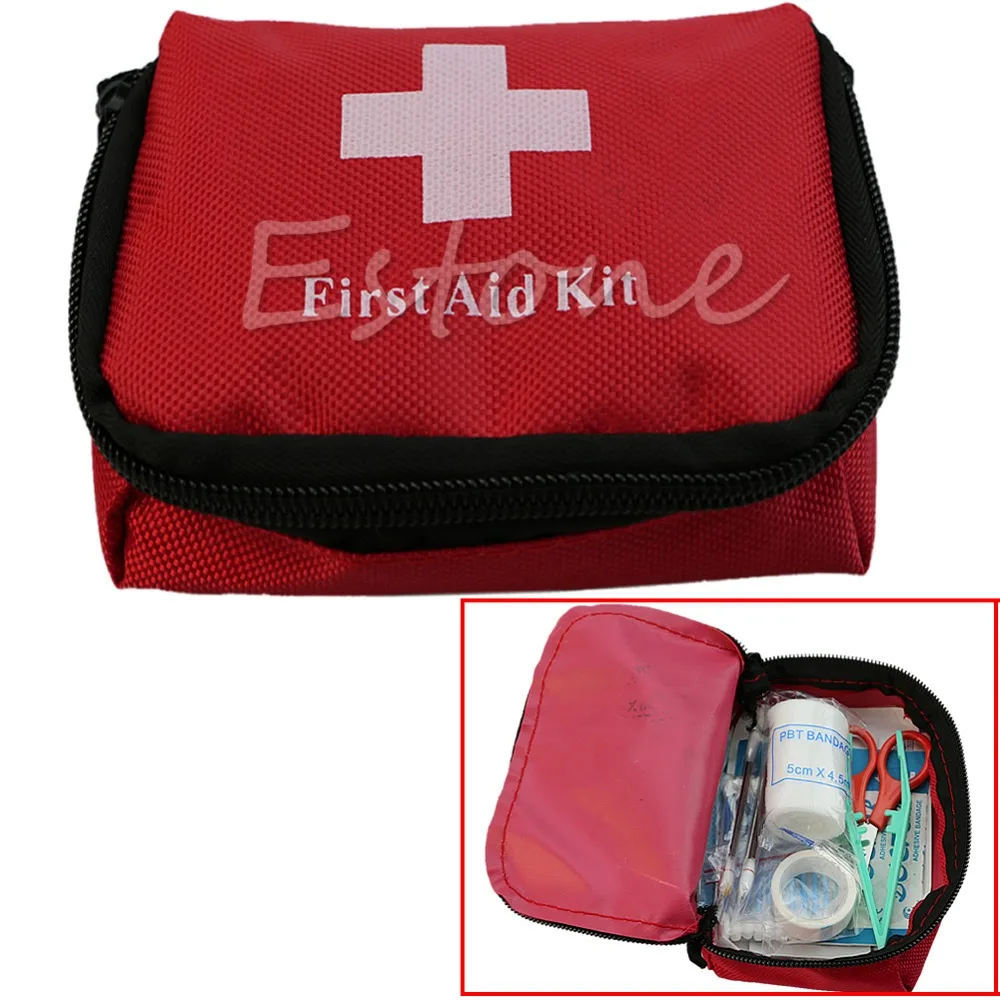 

Mini Outdoor Camping Hiking Survival Travel Emergency First Aid Kit Bag