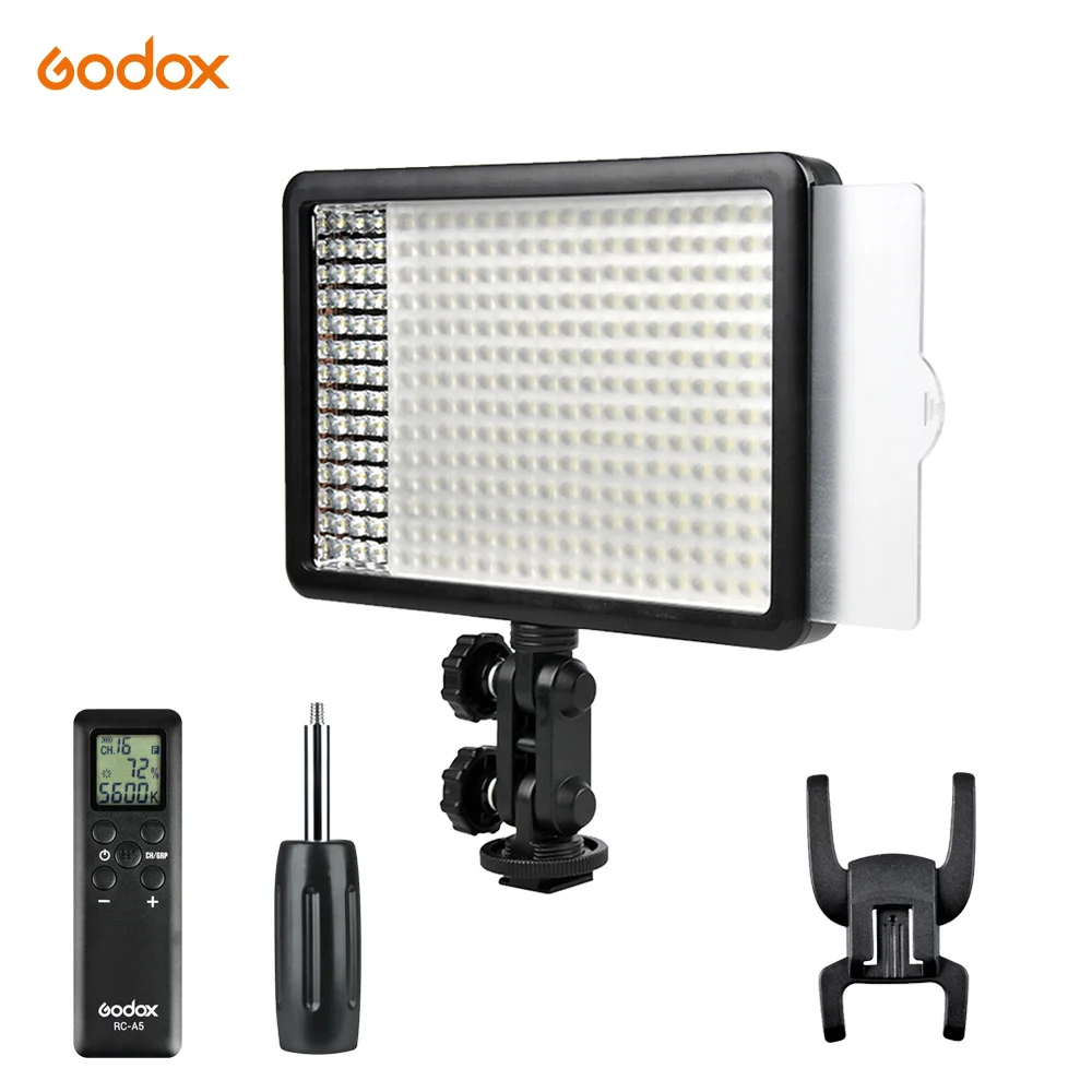 

Godox LED308C 3300K~5600K LED 308 Video Light Lamp with Wireless Remote and Handle Grip for Wedding Videography Shooting
