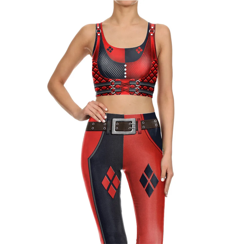 VIP Мода новейший стиль женские тренировочные штаны для фитнеса для девушек сексуальные женские Леггинсы 3D принт DC супер костюм героя - Цвет: B0300703