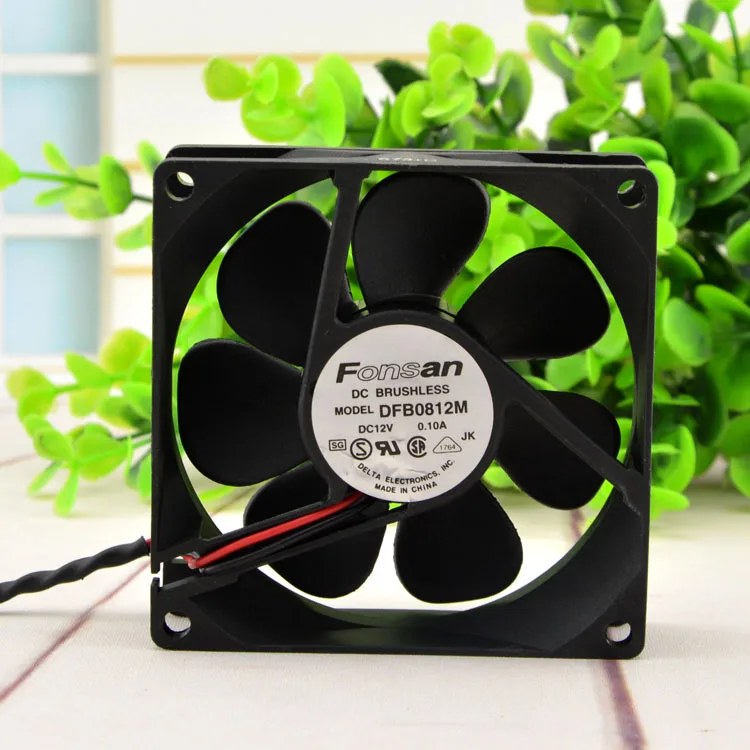 

New original DFB0812M 8CM 0.10A 8025 chassis silent cooling fan
