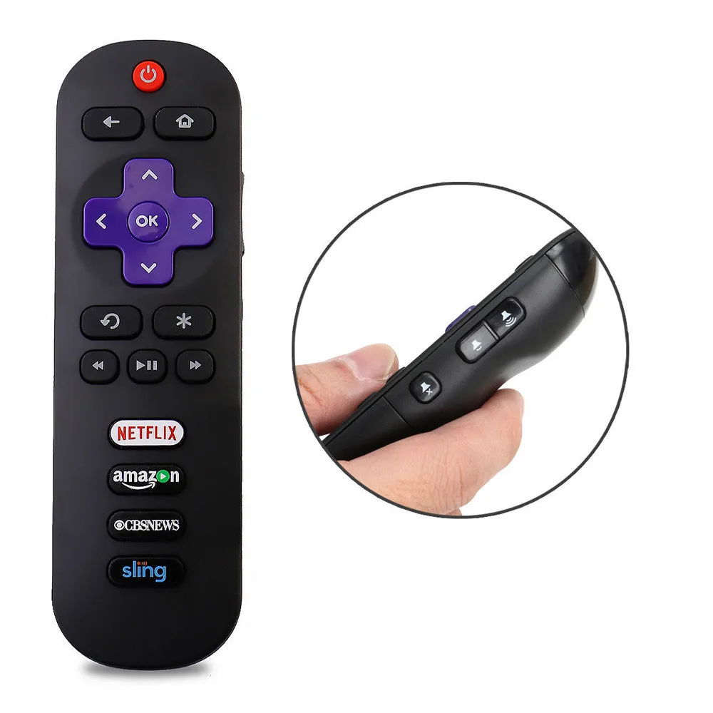 

Hot Product RC280 LED HDTV Remote Control for TCL ROKU TV with Rdio Vudu Netflix Amazon usb adapter Drop Shipping